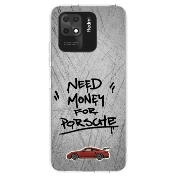 Picasee silikónový prehľadný obal pre Xiaomi Redmi 10C - Grey Drift
