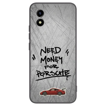 Picasee silikónový čierny obal pre Vivo Y01 - Grey Drift