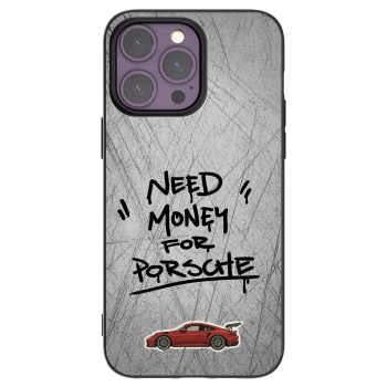 Picasee silikónový čierny obal pre Apple iPhone 14 Pro Max - Grey Drift