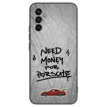 Picasee silikónový čierny obal pre Samsung Galaxy M13 M135F - Grey Drift