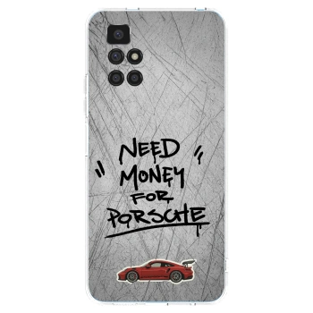 Picasee silikónový prehľadný obal pre Xiaomi Redmi 10 (2022) - Grey Drift