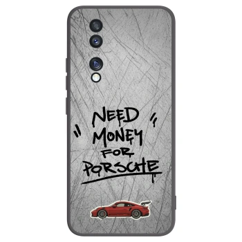 Picasee silikónový čierny obal pre Honor 70 - Grey Drift