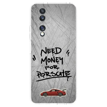 Picasee silikónový prehľadný obal pre Honor 70 - Grey Drift