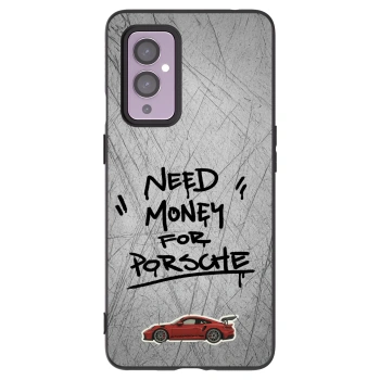 Picasee silikónový čierny obal pre OnePlus 9 - Grey Drift