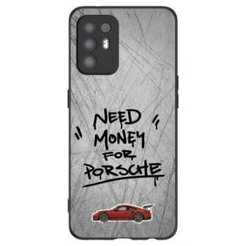 Picasee silikónový čierny obal pre OPPO A94 5G - Grey Drift