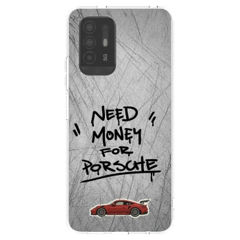 Picasee silikónový prehľadný obal pre OPPO A94 5G - Grey Drift