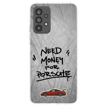 Picasee silikónový prehľadný obal pre Samsung Galaxy A73 5G - Grey Drift