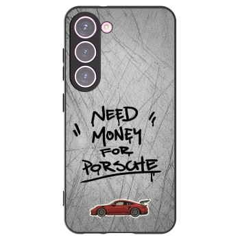 Picasee silikónový čierny obal pre Samsung Galaxy S23 5G - Grey Drift