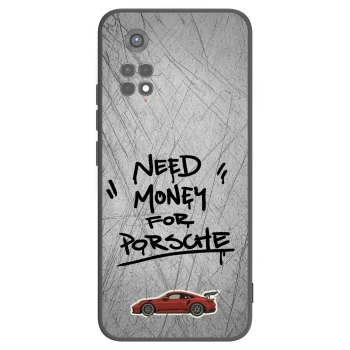 Picasee silikónový čierny obal pre Xiaomi Redmi Note 11S 5G - Grey Drift
