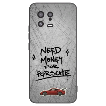 Picasee silikónový čierny obal pre Xiaomi 13 - Grey Drift