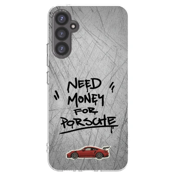 Picasee silikónový prehľadný obal pre Samsung Galaxy A34 5G A346B - Grey Drift