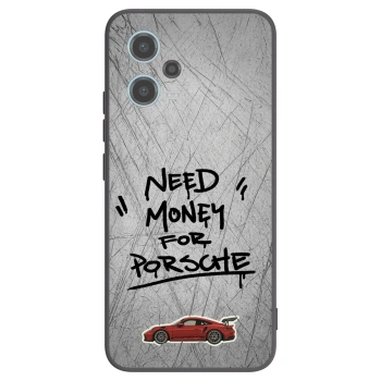 Picasee silikónový čierny obal pre Xiaomi Redmi Note 12 5G - Grey Drift