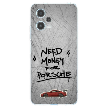 Picasee silikónový prehľadný obal pre Xiaomi Redmi Note 12 5G - Grey Drift
