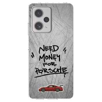 Picasee silikónový prehľadný obal pre Xiaomi Redmi Note 12 Pro+ 5G - Grey Drift