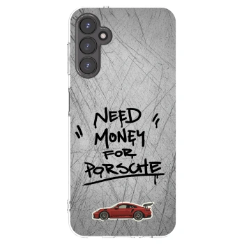 Picasee silikónový prehľadný obal pre Samsung Galaxy A14 4G A145R - Grey Drift
