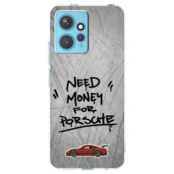 Picasee silikónový prehľadný obal pre Xiaomi Redmi Note 12 4G - Grey Drift