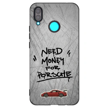 Picasee silikónový čierny obal pre Huawei Nova 3 - Grey Drift