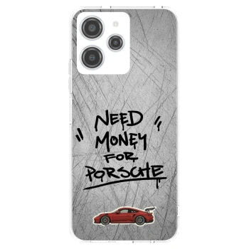 Picasee silikónový prehľadný obal pre Xiaomi Redmi 12 4G - Grey Drift