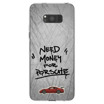 Picasee silikónový prehľadný obal pre Samsung Galaxy S8 G950F - Grey Drift