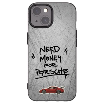Picasee silikónový čierny obal pre Apple iPhone 15 - Grey Drift