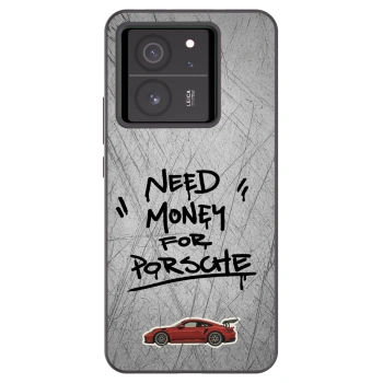 Picasee silikónový čierny obal pre Xiaomi 13T - Grey Drift