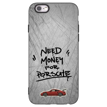 Picasee silikónový čierny obal pre Apple iPhone 6/6S - Grey Drift