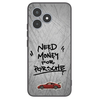 Picasee silikónový čierny obal pre Realme C53 - Grey Drift