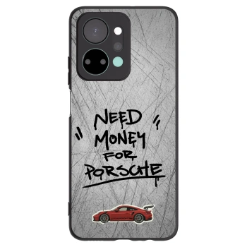 Picasee silikónový čierny obal pre Honor X7a - Grey Drift