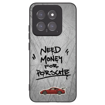 Picasee silikónový čierny obal pre Xiaomi 14 - Grey Drift