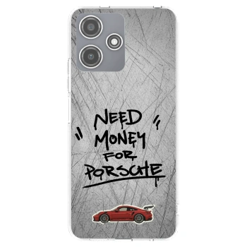 Picasee silikónový prehľadný obal pre Xiaomi Redmi 12 5G - Grey Drift