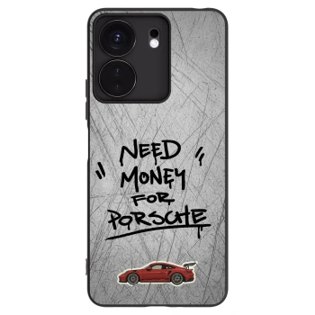 Picasee silikónový čierny obal pre Xiaomi Redmi 13C 4G - Grey Drift