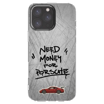 Picasee silikónový prehľadný obal pre Apple iPhone 16 Pro Max - Grey Drift