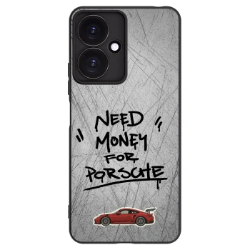 Picasee silikónový čierny obal pre Xiaomi Redmi 13C 5G - Grey Drift