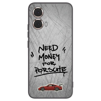 Picasee silikónový čierny obal pre Motorola Moto G85 - Grey Drift