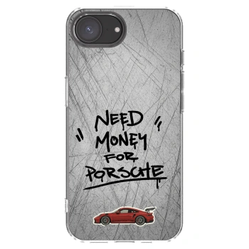 Picasee silikónový prehľadný obal pre Apple iPhone 16e - Grey Drift