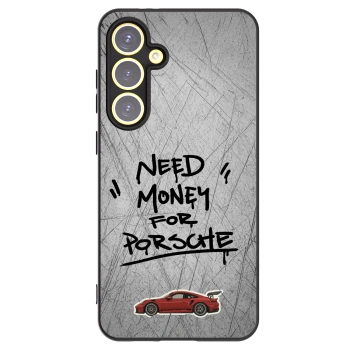 Picasee silikónový čierny obal pre Samsung Galaxy S24 FE S721B - Grey Drift
