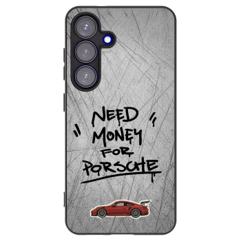 Picasee silikónový čierny obal pre Samsung Galaxy S25 5G - Grey Drift