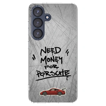 Picasee silikónový prehľadný obal pre Samsung Galaxy S25 5G - Grey Drift