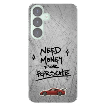 Picasee silikónový prehľadný obal pre Samsung Galaxy S25+ 5G - Grey Drift