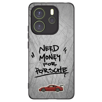 Picasee silikónový čierny obal pre Xiaomi Redmi Note 14 4G - Grey Drift