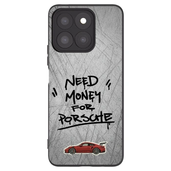 Picasee silikónový čierny obal pre Honor X8c - Grey Drift