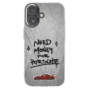 Picasee silikónový prehľadný obal pre Apple iPhone 17 - Grey Drift