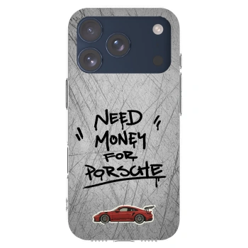 Picasee silikónový prehľadný obal pre Apple iPhone 17 Pro - Grey Drift