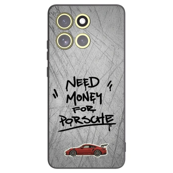Picasee silikónový čierny obal pre Motorola Moto G86 5G - Grey Drift