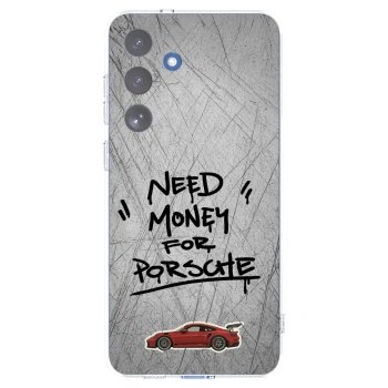Picasee silikónový prehľadný obal pre Samsung Galaxy S25 FE 5G - Grey Drift