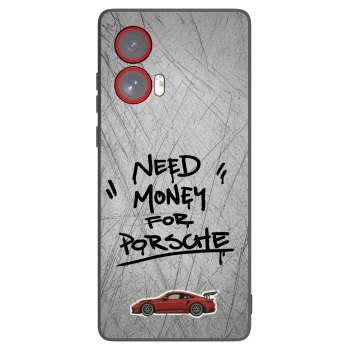 Picasee silikónový čierny obal pre Motorola Edge 50 Fusion - Grey Drift