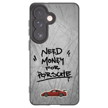 Picasee silikónový čierny obal pre Samsung Galaxy S26 - Grey Drift