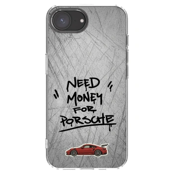 Picasee silikónový prehľadný obal pre Apple iPhone 17e - Grey Drift