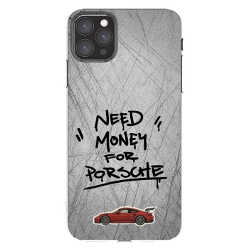 Picasee silikónový prehľadný obal pre Apple iPhone 11 Pro Max - Grey Drift