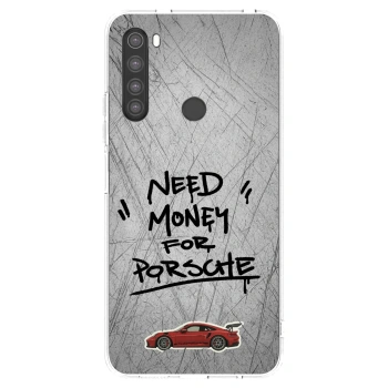 Picasee silikónový prehľadný obal pre Xiaomi Redmi Note 8 - Grey Drift